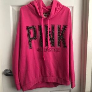Pink hoodie